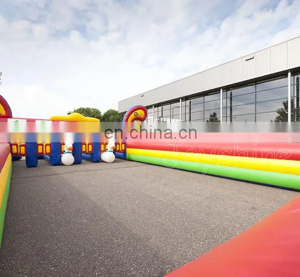 Interactive Games Inflatable Hors Running Game Race Track For Sale photo-3
