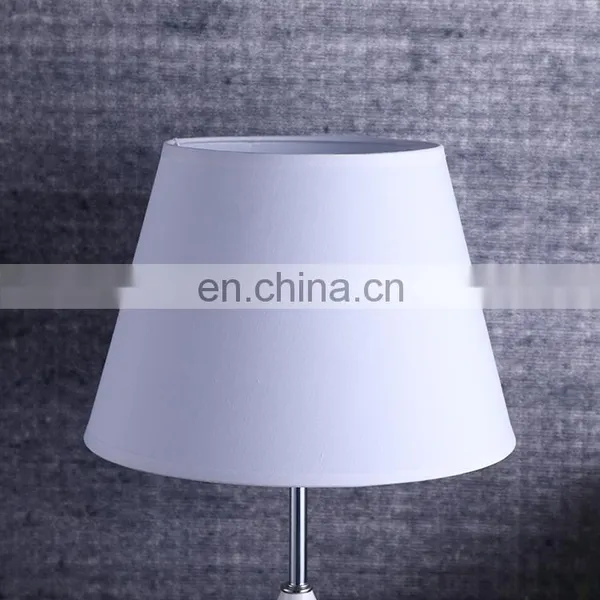 Nordic Fashion Design White Ceramic Ball Decorative Metal Base Custom Modern Table Lamp for Hotel Home Decor photo-2