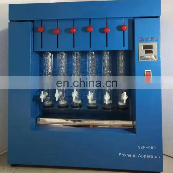 Electric Heating Crude Auto Fat Protein Extractor Soxhelet Apparatus photo-5