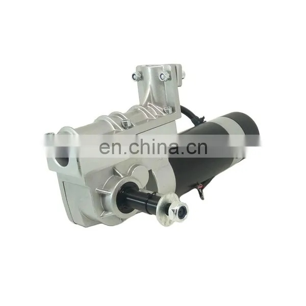 24 Volt Dc Motor Bike Worm Gear 100W 250W 12 Volt Electric Wheelchair Motor photo-3