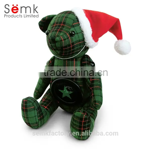 Novelty Gifts Cute Portable Bear Shaped Wireless Bluetooth Pillow Speaker photo-2