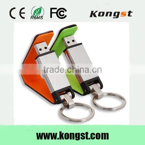 USB 2.0 Interface Type and Leather Material 32MB TO 64GB Usb Flash Drive photo-6