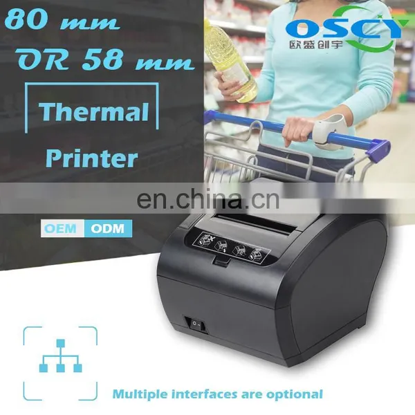 Cheap 80mm USB Rolls Auto Cutter Outdoor Smartphone PDA Computer POS Restaurant Unicode Thermal Receipt Printer photo-4
