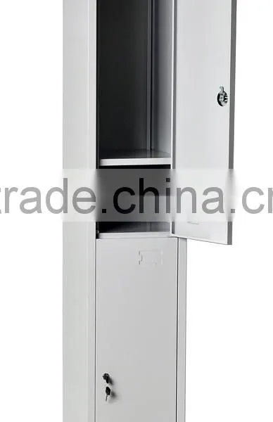2 Door KD Vertical Steel Wardrobe Gym Locker photo-2