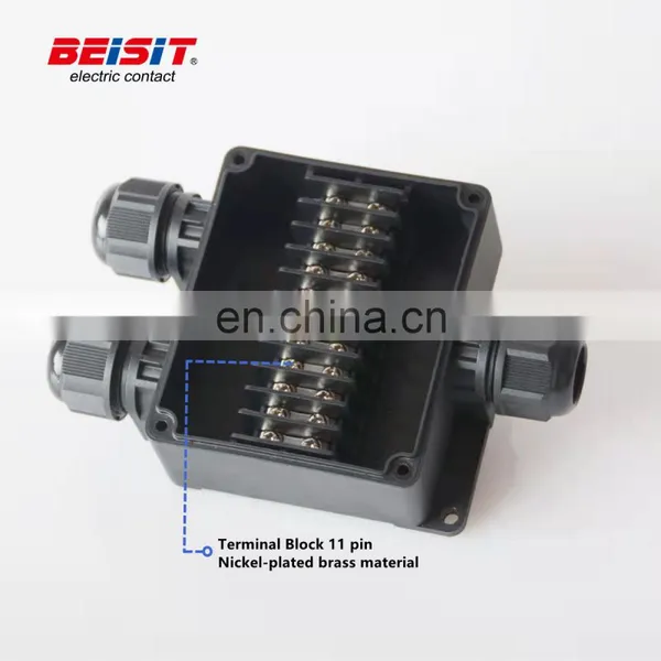 Electronic Control Box IP67 With Terminal Block And Cable Gland Assembly For Power Control System photo-5