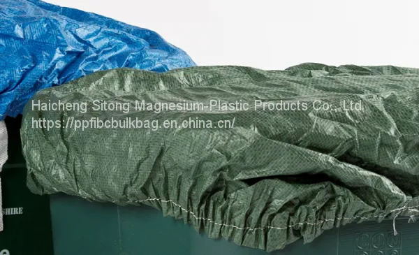 Heavy Duty Bulk Packaging FIBC Jumbo Bags Circular / Tubular Shape Plain Stitching photo-3