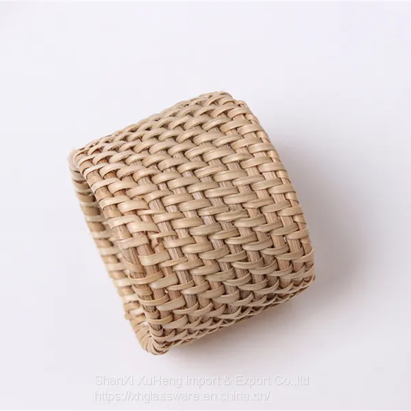 Rattan Luxury Napkin Ring For Home & Hotel Usable Ring Supplier Wholesale photo-4