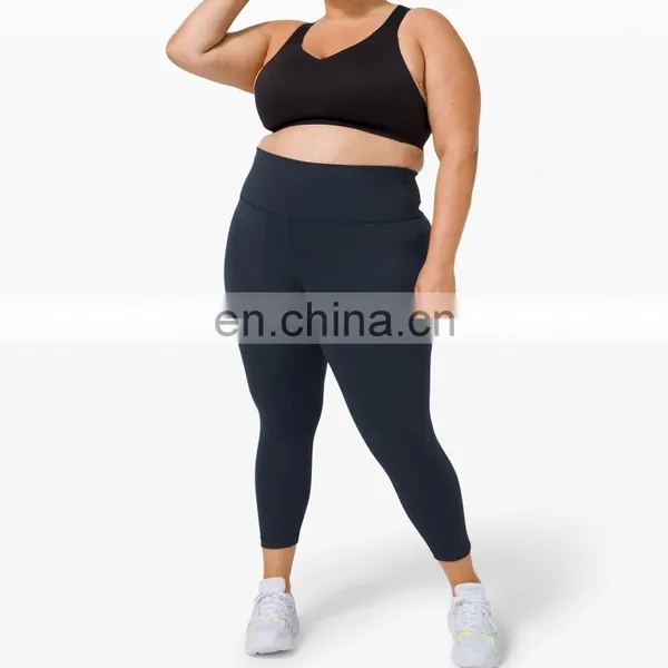 XXS-4XL Plus Size Women Yoga Pants Buttery Soft V High Waist Workout Yoga Leggings Fitness Wear Tight Pocket Pants