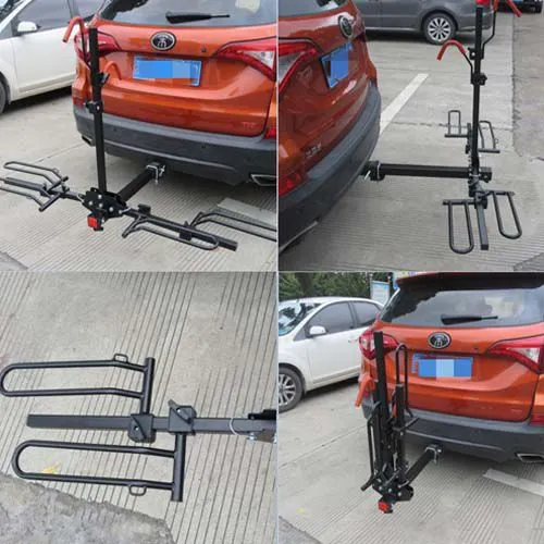 Foldable 2-Bike Platform Style Hitch Mount Bike Rack For Cars Trucks SUVs Minivans photo-5