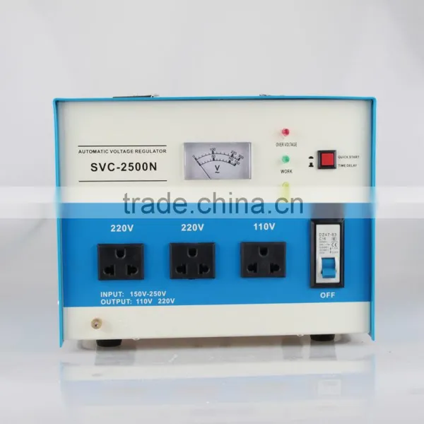 SVC-2500N Single Phase ac Servo Voltage Regulator for Home photo-2