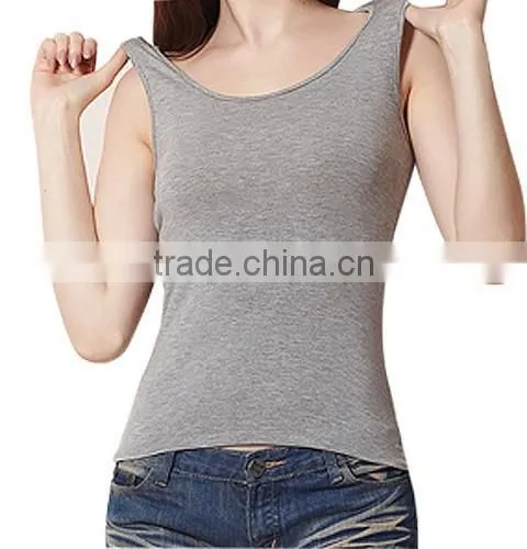 2014 Custom Sex Style Tank Top for Women /vest for Ladies From China Garment Factory photo-3