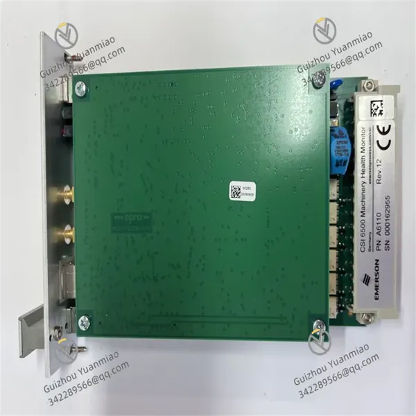 Emerson A6110 9199-00001 AMS Shaft Relative Vibration Monitor photo-2