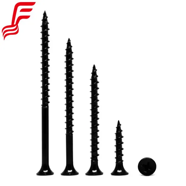 Best Price Drywall Screw Manufacturer Bulk Packing 25k 3.5*19mm 25mm 35mm Galvanized Black Flat Head Screws for Drywall