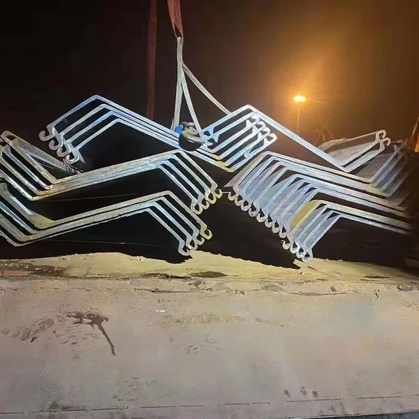 Hot-rolled U-shaped steel sheet piles and cold-formed U-shaped and Z-shaped steel sheet piles