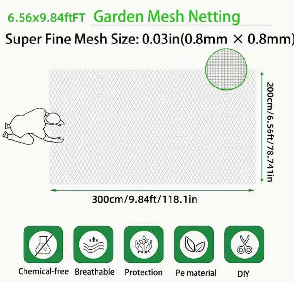 Breathable Anti Insect Net for Crop Protection and High Yield Farming photo-2