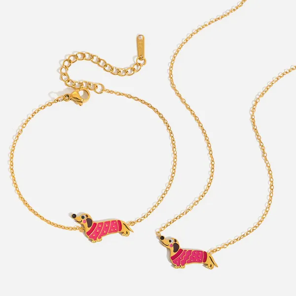 HonHo Stainless Steel Box Chain Necklace 2-Year Color Retention Guarantee