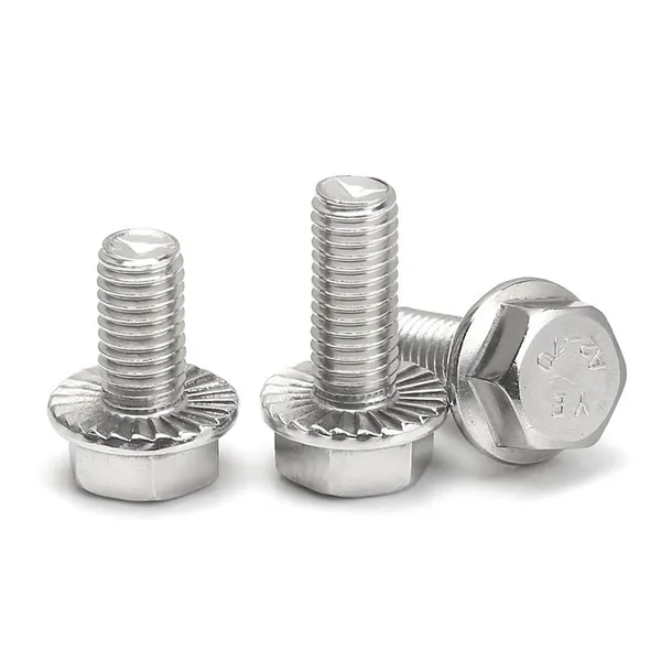 Stainless Steel A2-70 /A4-80 Hex Indent Head Bolt A2 A4 Hex Head DIN 6921 SUS 304 316 Stainless Steel Flange Bolt