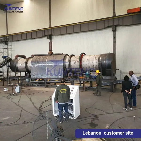 Continuous Rotary Charcoal Furnace Fruit Waste Bagasse Carbonization Combustion Furnace EPC photo-4