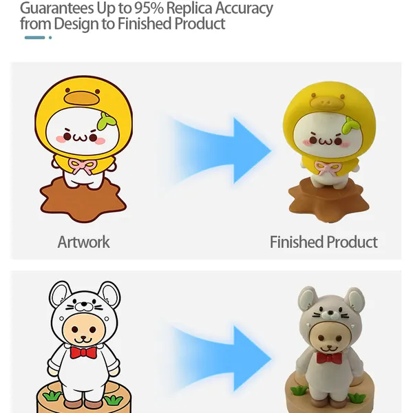 Promotional Gifts Key Chains Manufacturer Custom 3D Cartoon Logo Design Soft PVC Rubber Keychains With Wrist Strap photo-5