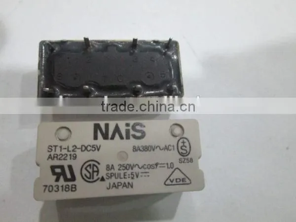 (electronic Component) NAIS DIP Relay ST1-L2-DC5V 8A 250V photo-2