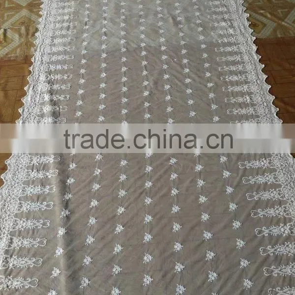2016 Lace Accessories Hot Cotton Embroidery Lace Fabric Full Lace photo-5