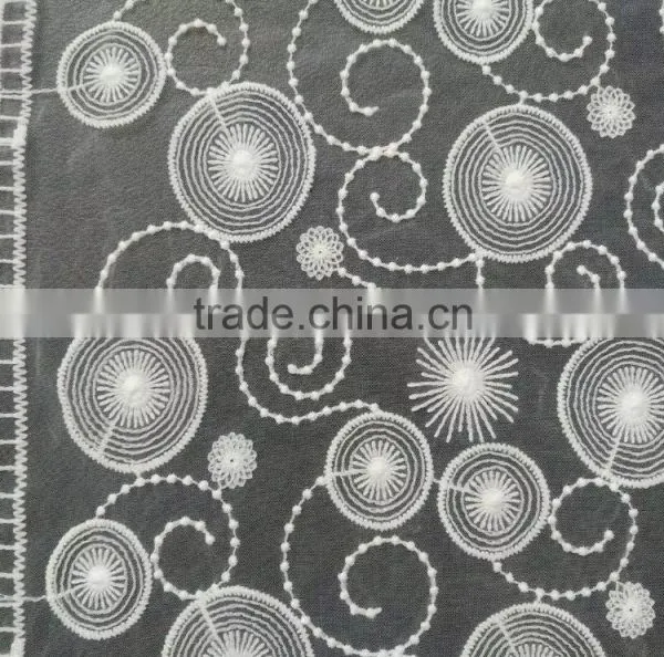 2016 New Arrivals Premium Swiss Voile Lace Heavy Fabric 100% Cotton Lace, Wedding Dress Red.black photo-3