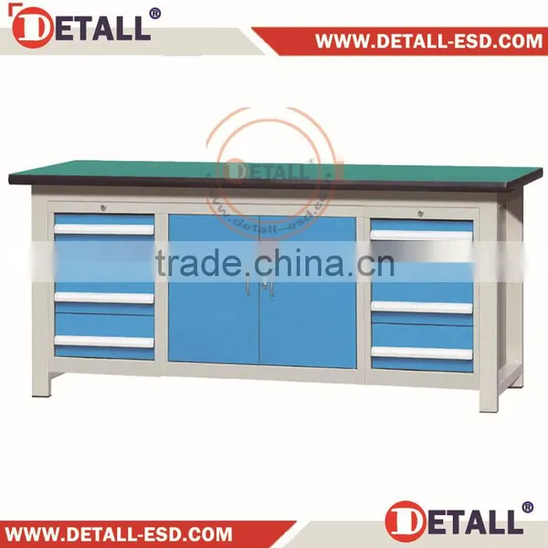 (DETALL) Tool Rolling Workbench for With Drawers and Sliding Door Cabinet for Technician photo-4