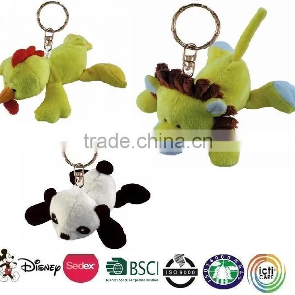 Assorted Stuffed Animals Plush Keychain, Plush Animal Keychain For Promotion photo-2