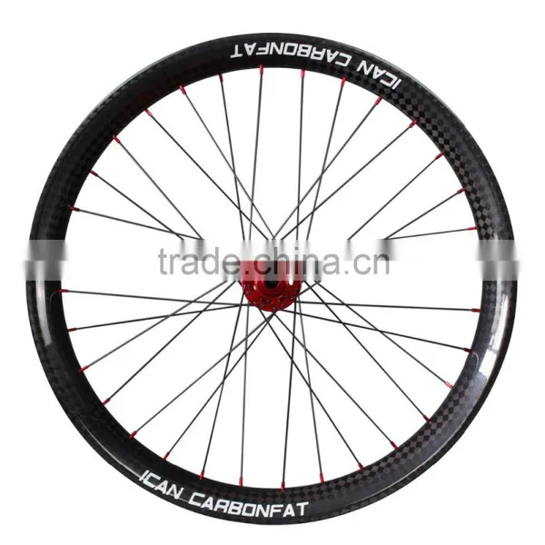 Full Carbon 26er Fat Bike Wheels ,65mm Width Clincher Wheels photo-5