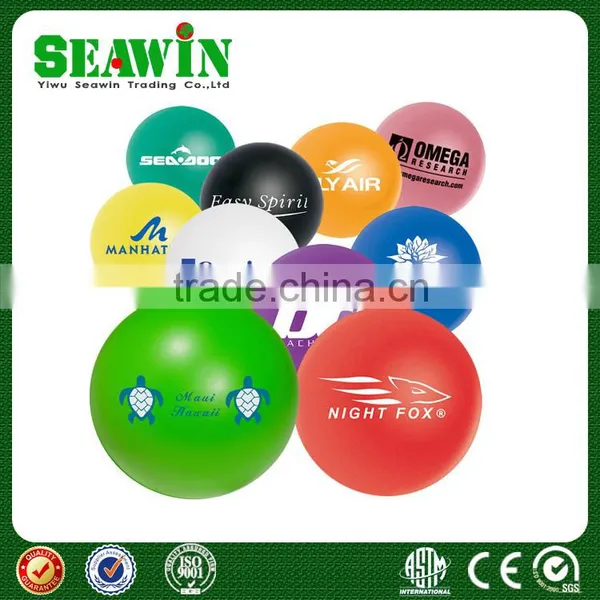 Round Colorful PU Foam Stress Toy Ball