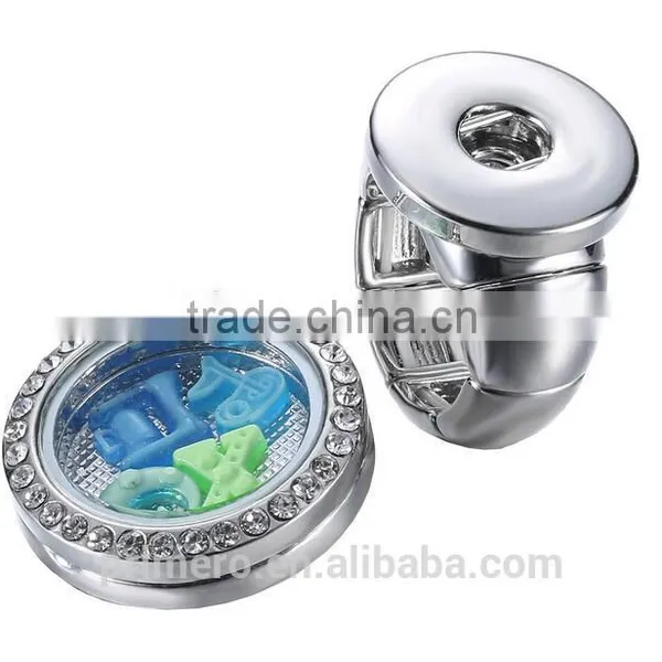 New Arrival Luminous Locket Ring Floating Memory Charm Jewelry photo-5