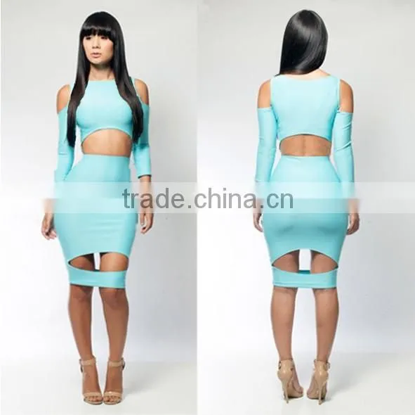 2014 White Hot Sexy Cut Out Dresses photo-3