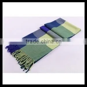 Winter Cotton Colorful Plait Large European Street Towels Blankets Scarf at Stock photo-3