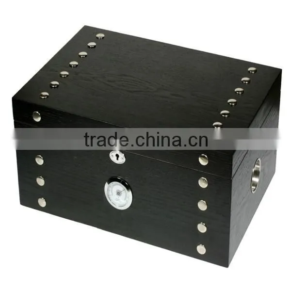 Wholesale Unique Design With Lock Wooden Cigar Humidor Cigar Boxes photo-2