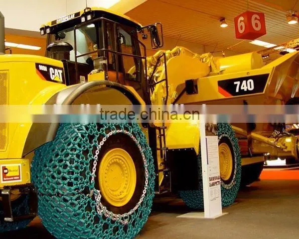 Hot sale wheel loader tyre protection chain
