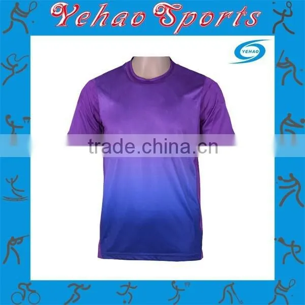 Purple Soccer Shirt Training Jersey Warm up Shirt for Sale photo-2