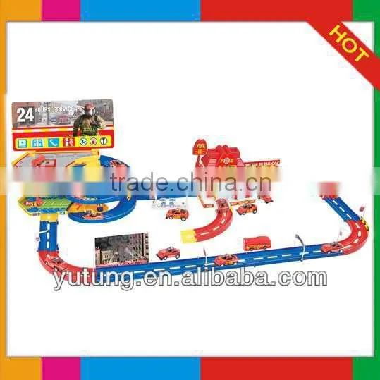 Pull back fire engine car game/car toys