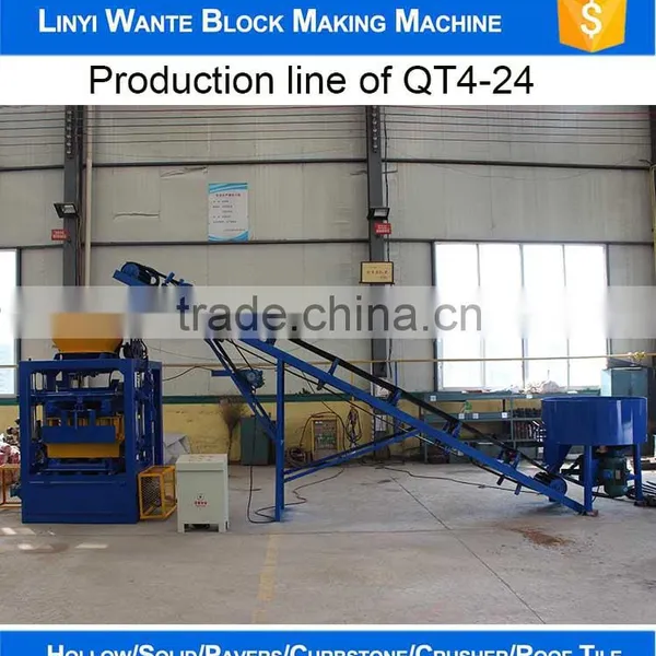 Manual Cement Compressed QT4-24 Concrete Block Making Machine Price in India photo-5
