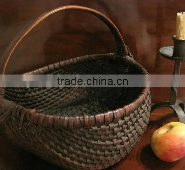 Large Size Vegetable Basket With Handle Looks Old Picinc Storage Bins photo-4