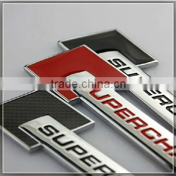 Custom ABS Chrome car emblems and self-adhesive chrome car logo emblems,custom made car metal emblems (ss-3398)