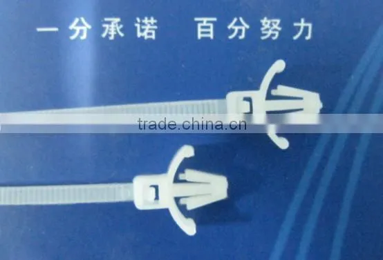Provide the Best Quality Push Mount Nylon Cable Ties 3*100 White photo-3