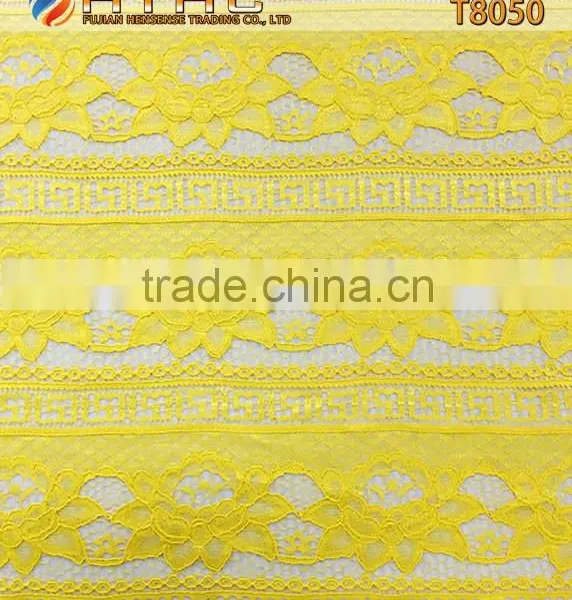 Wholesale Good Quality Polyester Strand Lace Fabric T8050 photo-2