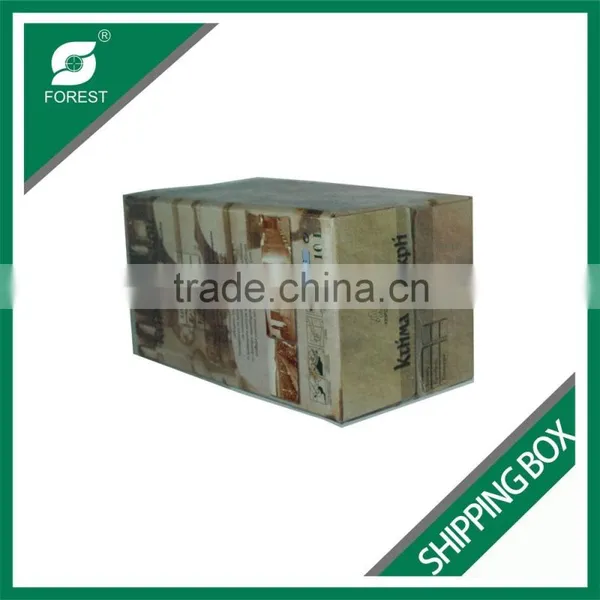 SINGLE WINE BOTTLES PAPER SHIPPING BOX LUXURY WINE CORRUGATED SHIPPING BOX photo-3