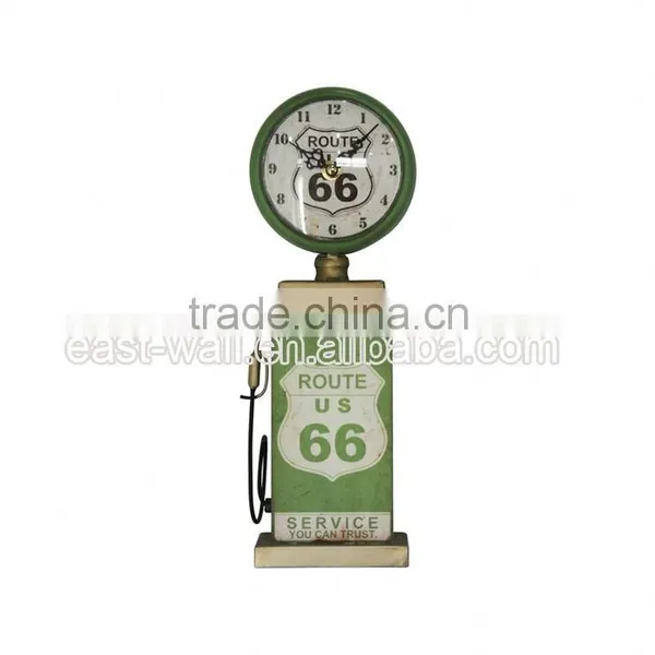 Newest Design Fancy Acryl Metal Wall Clock In Wheel Shape Product photo-2