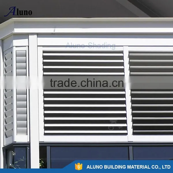 Adjustable Louvered Shutters Aluminium