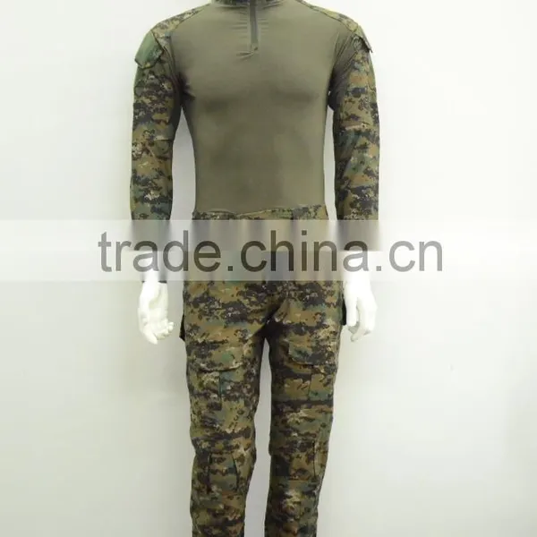 Frog Style Polyester Cotton Military Camouflage Tactical Uniforms