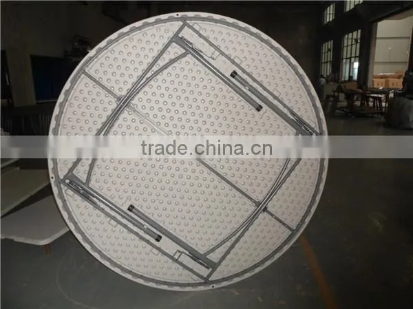 6 ft Popular Outdoor Furniture of Folding Round Table for Restaurant Use photo-2