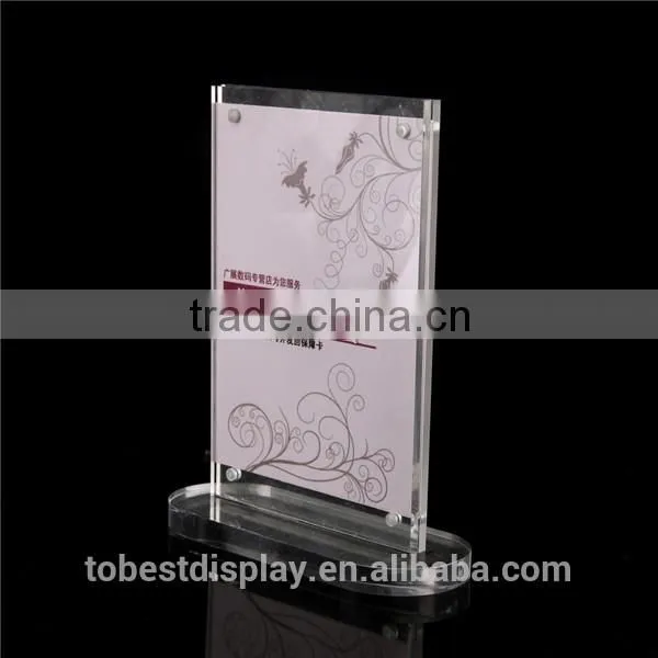 the 2016 Hot Sale Acrylic Restaurant Menu Card Holder photo-3