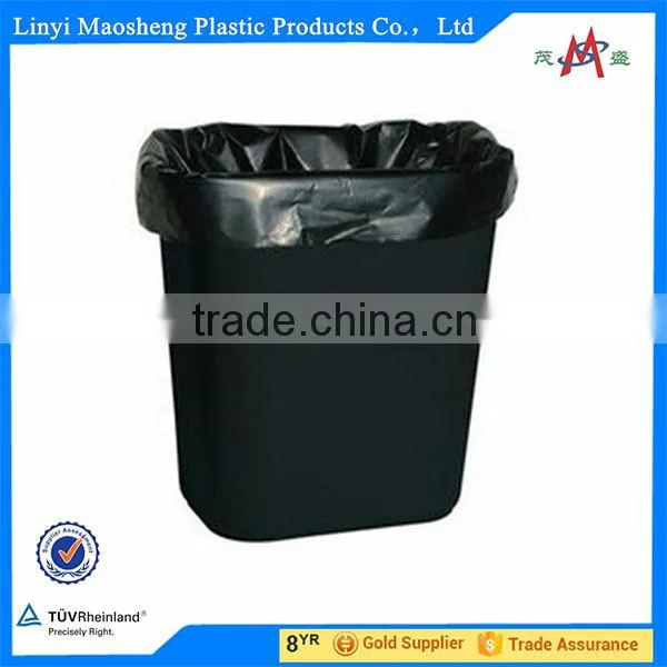 Flat Garbage Bag on Roll Black Plastic Bag Garbage Bags