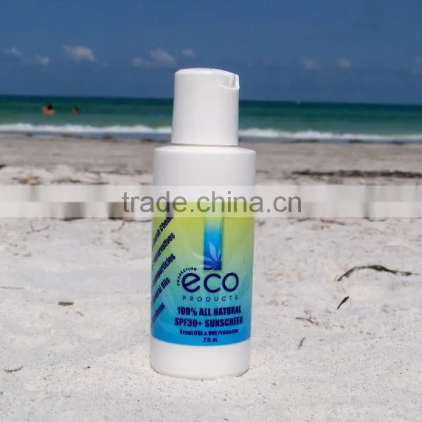 2oz ALL NATURAL sunscreen.